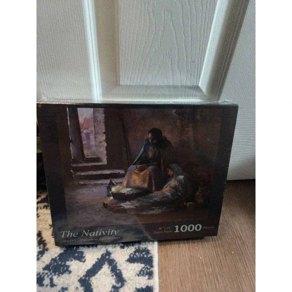 [NEW] The Gari Melchers Nativity Puzzle Circa 1891 ~ 1000 Piece Puzzle 30